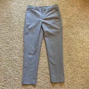 Banana Republic Hampton Jacquard Tailored Crop Pants Career Work